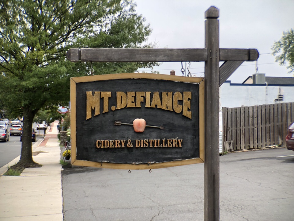 Mt. Defiance sign